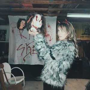 Gray Faux Fur Jacket **LIKE NEW**